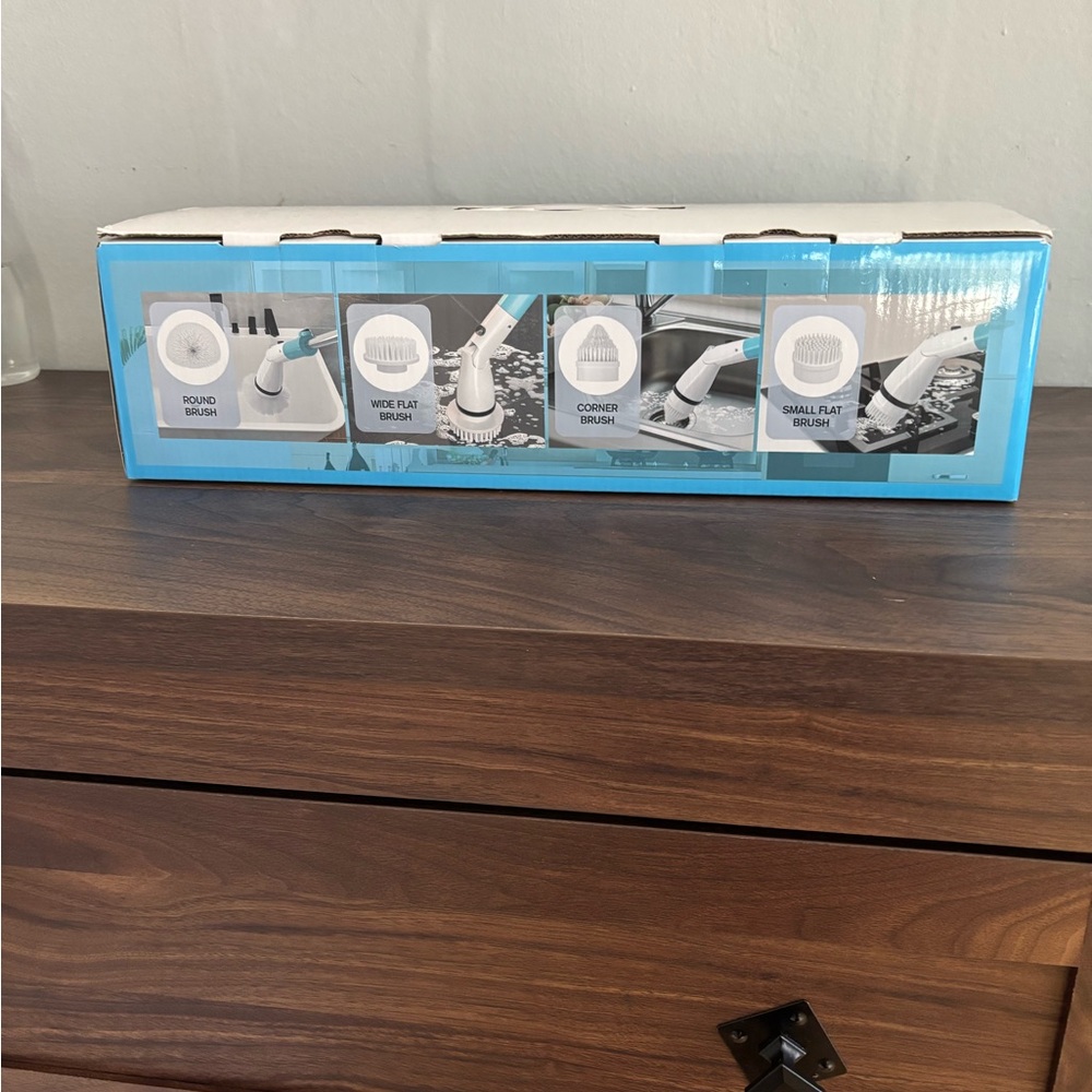 Multi-Function Electric Cleaning Brush Set - White